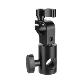 CAMVATE 16mm Light Stand Head with 15mm Single Rod Holder Clamp - 2860