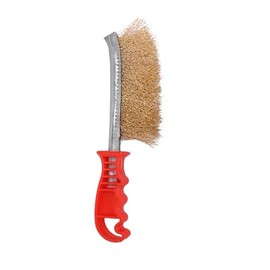 Stainless Steel Wire Brush General Purpose Crimped Long Handled Wire Brush for Cleaning Paint, Welding Slag, Rust Removal and Surface Preparation