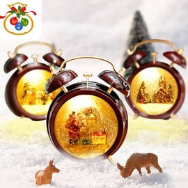 Christmas Alarm Clock with Mood Light Santa