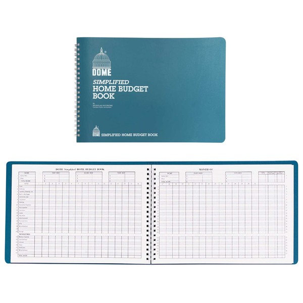 Dome(R) Simplified Home Budget Book, 7 1/2in. x 10 1/2in.,