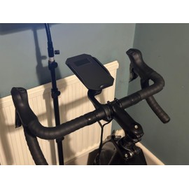 Indoor Bike Trainer Tray - Small (Garmin Compatible Mount, Black)