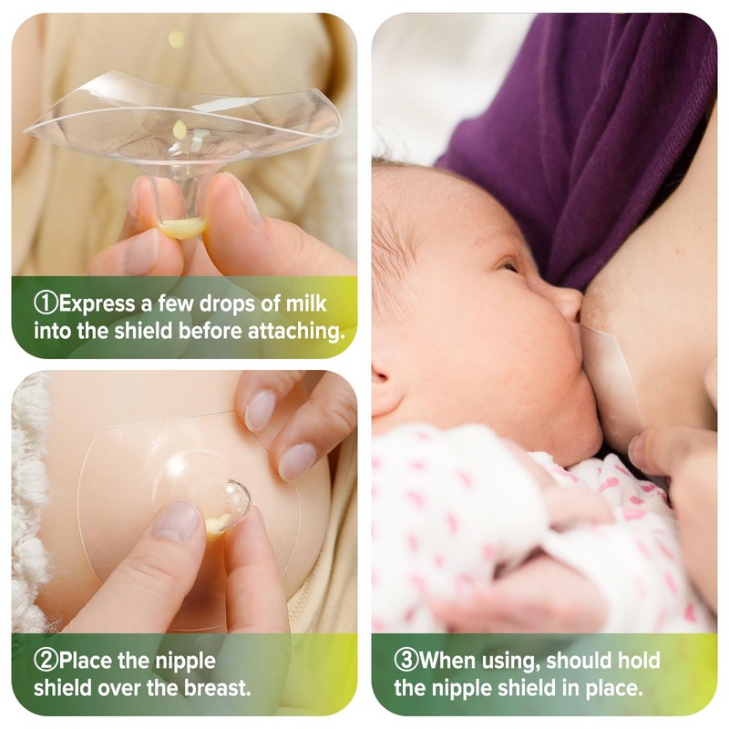 haakaa Nipple Shields for Nursing Nipple Shield for Breastfeeding with