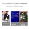 Aswalling HDD Enclosure SSD Case Encrypted Hard Drive Enclosure 5Gbps