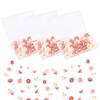 Auuyban 100Pcs Cute Push Pins, Flower Decorative Thumb Tacks for Cork Board