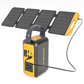 Jump 100 Portable Power Station with 40W Foldable Solar Panel
