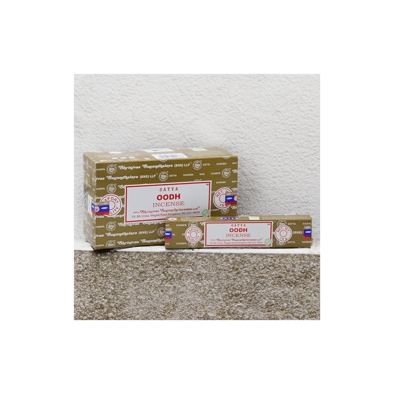 VIE Satya Incense Sticks, 12 Packs x 15g, Oodh