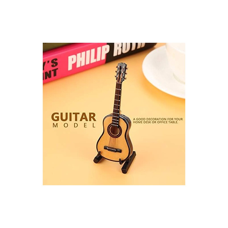 Hilitand Miniature Guitar for Guitar. Mini Musical Ornaments Handmade Home