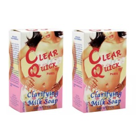 Clear Quick Whitening Milk Soap 7.oz [2 Pack]