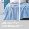 Exclusivo Mezcla Large Flannel Fleece Throw Blanket, 127x178 CM Sofa