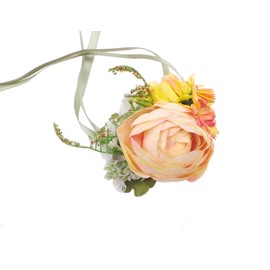 Abbie Home Prom Wrist Corsage Brooch Boutonniere Set Wedding Event Party Wristband Hand Flower Décor (1014CP)