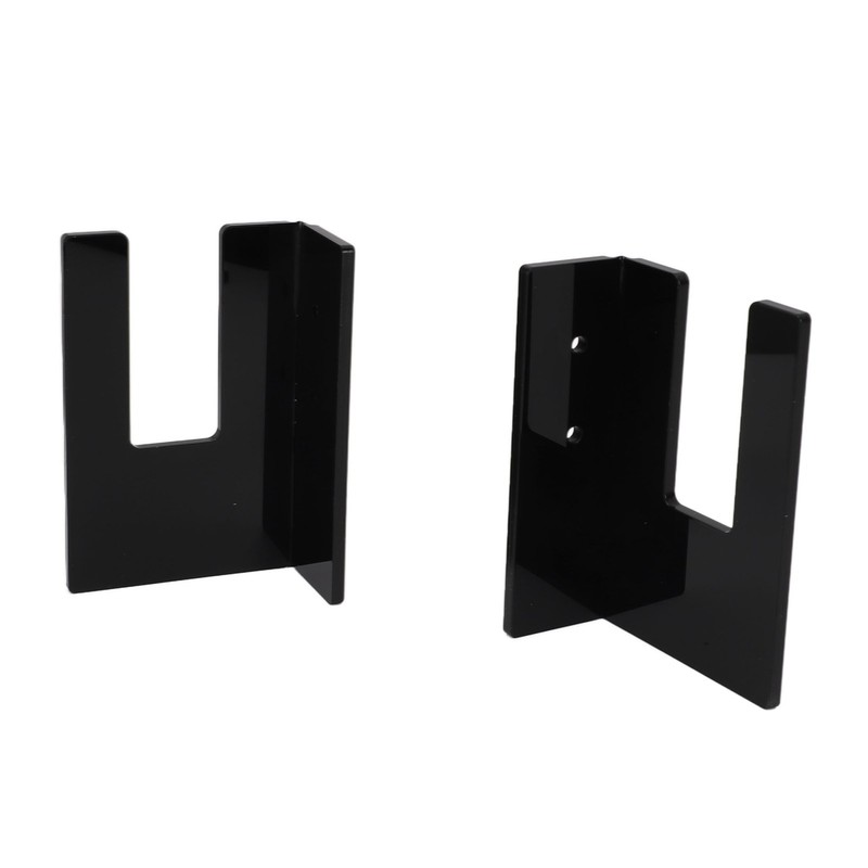 4Pcs Black Acrylic Skateboard Wall Mount Rack Skateboard Wall Hanger