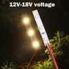 RUNCCI-YUN 5 x 12-18 V 3-LED House Lighting 5 cm