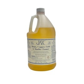 JAX Brass, Copper, Gold & Marble Cleaner - Metal Finishing Solution - Heavy Duty Cleaner - Gallon