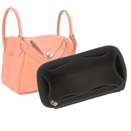 Lckaey Purse Organizer Insert for lindy bag insert 30 inner bag 2037Dark grey-S