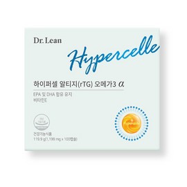 Dr.Lin Song Joong-ki Hypercell RTG (rTG) Omega 3 Alpha 100 capsules 1 unit / 닥터린 송중기 하이퍼셀 알티지(rTG) 오메가3 알파 100캡슐 1개