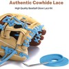 Aeesio Softball Baseball Glove Lace, Mitt Lace Repair Kit Includes