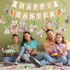 Easter Decorations Happy Easter Garland Banner with Egg Bunny Hanging