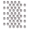 50Pcs Coupling Nut Round M4 Stainless Steel Rod Connector Nut