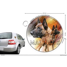 Circular Sticker Dog 15 cm Belgian Shepherds