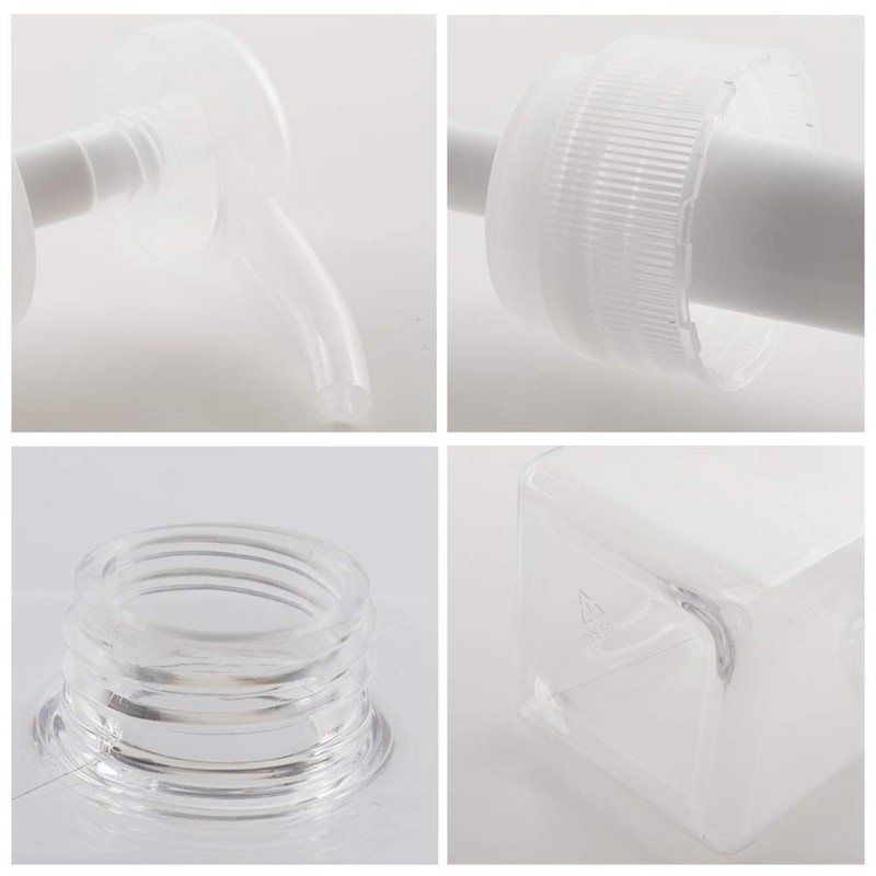Pump Bottle, Refillable Plastic Empty Lotion Soap Dispenser Liquid Container