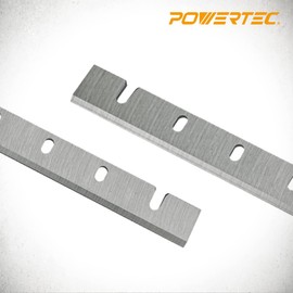 POWERTEC 12-1/2 Inch Planer Blades for DeWalt DW733 Planer, Replacement for DW7332 Planer Knives, Set of 2 (12809V)