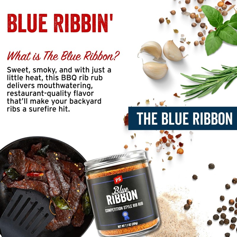 PS Seasoning Blue Ribbon Rib Rub - Sweet and Smoky