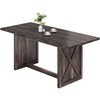 YITAHOME 70.8" Large Farmhouse Dining Table for 6 to 8