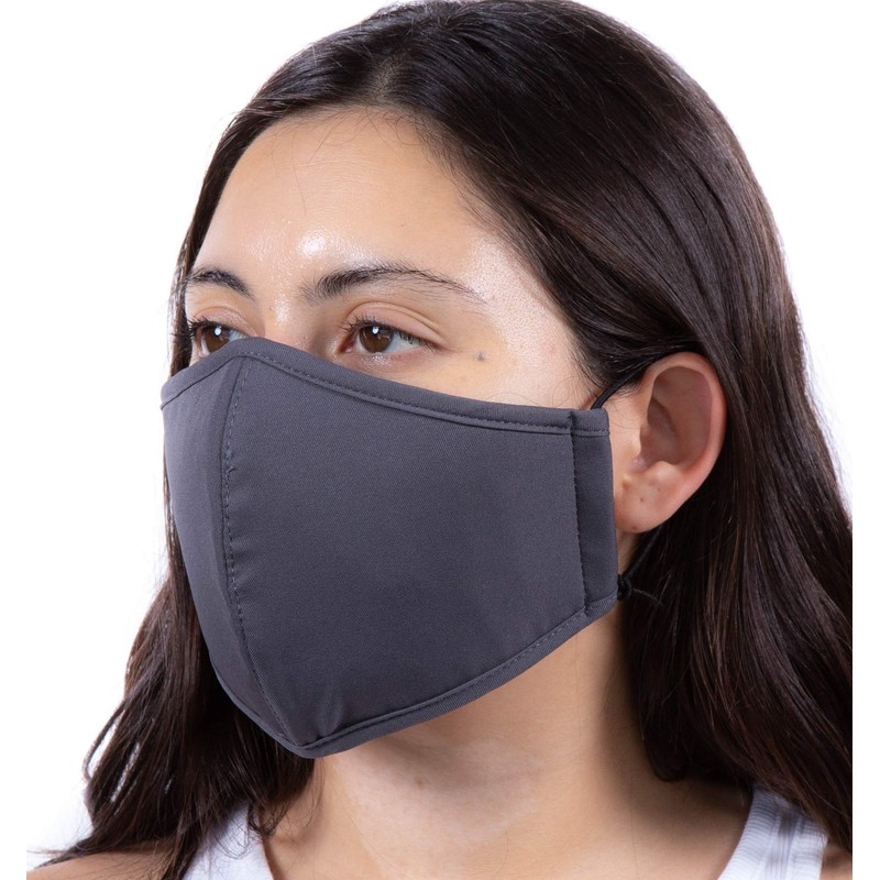Headmost ComfyMax 3 Layer Fabric Facemask: Water Repellent, Washable &