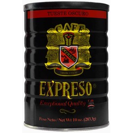 Garrido Expreso Ground Coffee, Dark Roast in Canister, Espresso, 100% Pure, 10 Ounce (Pack of 1)