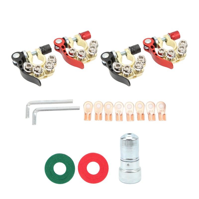 Battery Terminal Connectors 4 Post Stable Connection Strong Electrical Conductivity