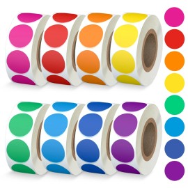 Misofuki 4000 PCS 3/4" Garage Sale Price Stickers Rolls for Office Classroom ...