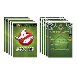 25PCS Ghostbusters Party Invitation Cards for Kids Adults,Join Us Invitations H.hibiscus 0