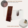 eBun Bamboo Trifold Paper Towel Dispenser – Wall Mounted or