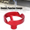 Center Puncher Gauge Straight Hole Guide Tool Aluminium Alloy Woodworking
