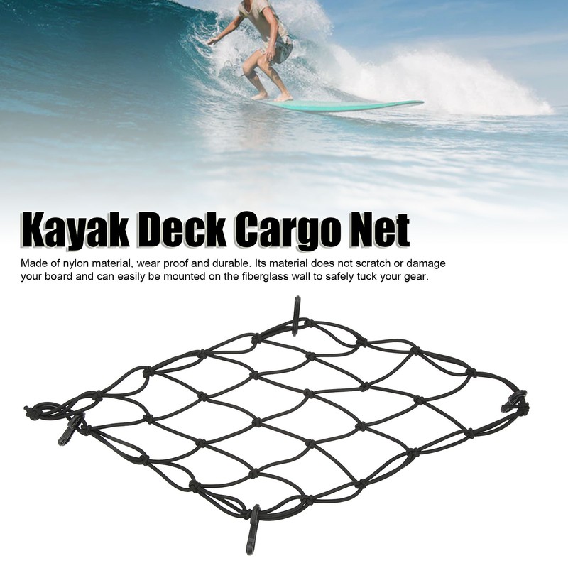Kayak Cargo Bungee Net Portable Boat Console Cargo Net Propel