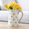 ZALE YARDLEY Flower Vase, Pitcher Vase, Ceramic Bee Flower Jug