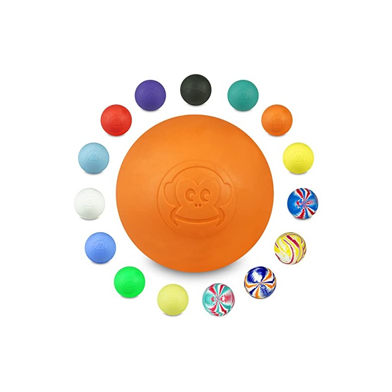 Captain LAX Massage Ball Original Lacrosse Ball Hard Rubber 6