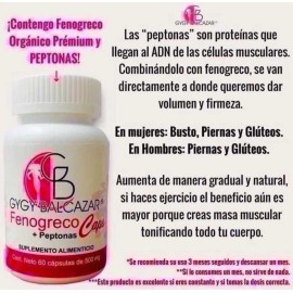 Kit Fenogreco + Peptonas. Aumenta Piernas Y Glúteos.
