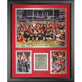 Legends Never Die Ohio State 2014 CFP Football National Champion - Celebration - Framed Photo Collage, 16" x 20", (20120U)