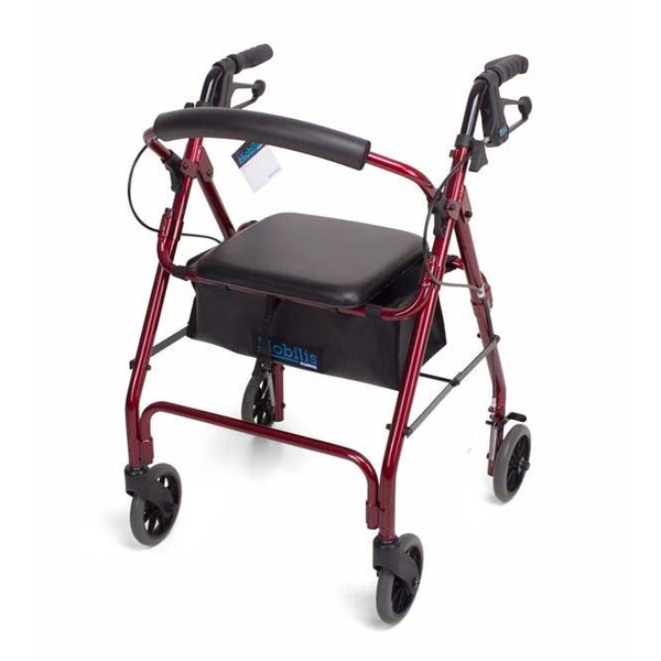 Cubro Mobilis Walking Frame Red - Free Shipping