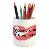 Ambesonne You and Me Pencil Pen Holder, Forever and Always