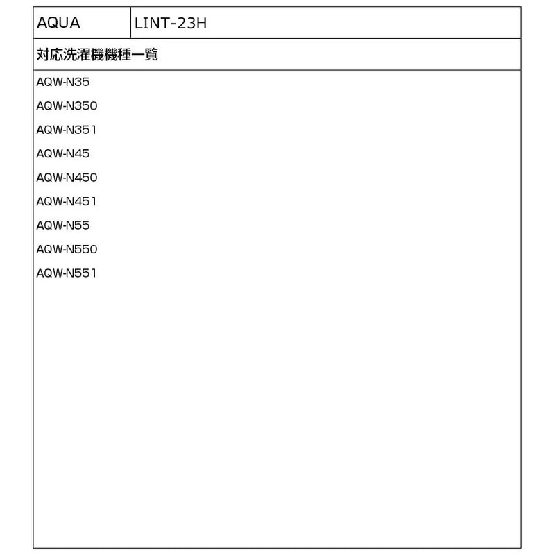 ELPA Washing Machine Lint Filter (Genuine Aqua AQUA/LINT-23) Washing Machine