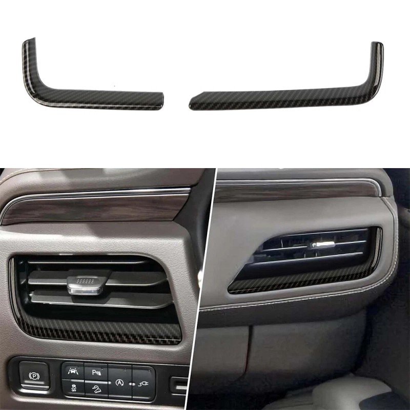 CheroCar Car Interior Side A/C Air Vent Outlet Strip Cover