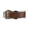 RingMasterUK Weight Lifting Belt 4" Leather Gym Workout Back Support