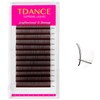 TDANCE Brown Lash Spikes 5D Spikes Lash Extensions Natural Look
