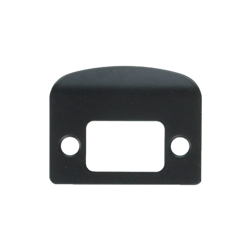 Kwikset 84638-514 Square Corner Deadbolt Full Lip Strike Iron Black