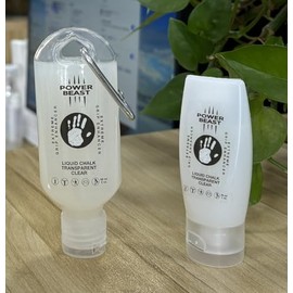 POWER BEAST Liquid Chalk, Transparent, Magnesia for Better Grip, Liquid Chalk, Liquid Magnesia Clear, Liquid Chalk for Cross Training, for Climbing, Bouldering, Weightlifting, Pole Dance (59 + 30 ml)