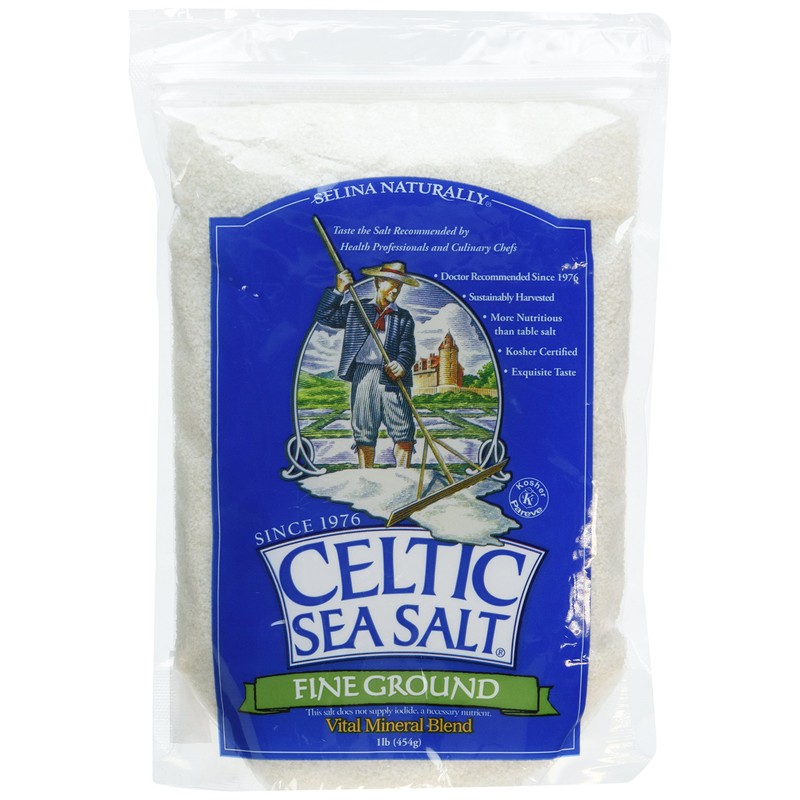 CELTIC SEA SALT FNE GROUND POUC, 1 LB (Pack of