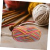 STOBOK Rainbow Yarn Crochet Accessories for Beginners Thick Chenille Yarn