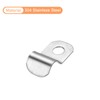 sourcing map 60 Pcs Pipe Strap Fit for 3/16in(5mm) 304